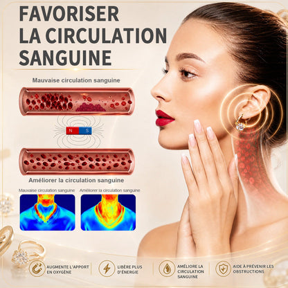 🤩 DERNIER JOUR : -80 % - 💎𝐂𝐙𝐓𝐈𝐂𝐋𝐄® Boucles d’oreilles Lymphvity en germanium à magnétothérapie