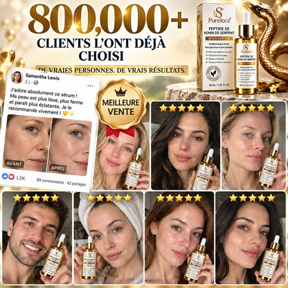 🔥 DERNIER JOUR : -80 % | Sérum antirides au venin de serpent – Lisse les ridules et raffermit visiblement la peau