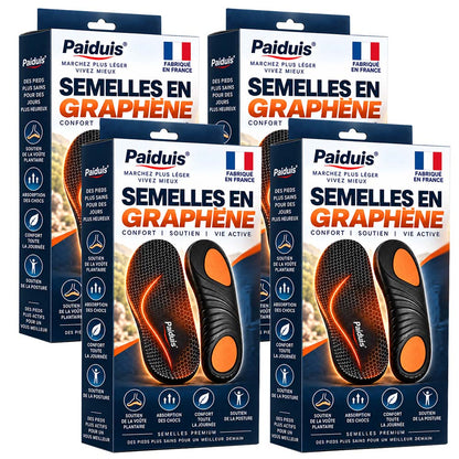 🔥 DERNIER JOUR : -80% | Semelles en Graphène Amincissantes | Soutien Minceur & Confort des Pieds