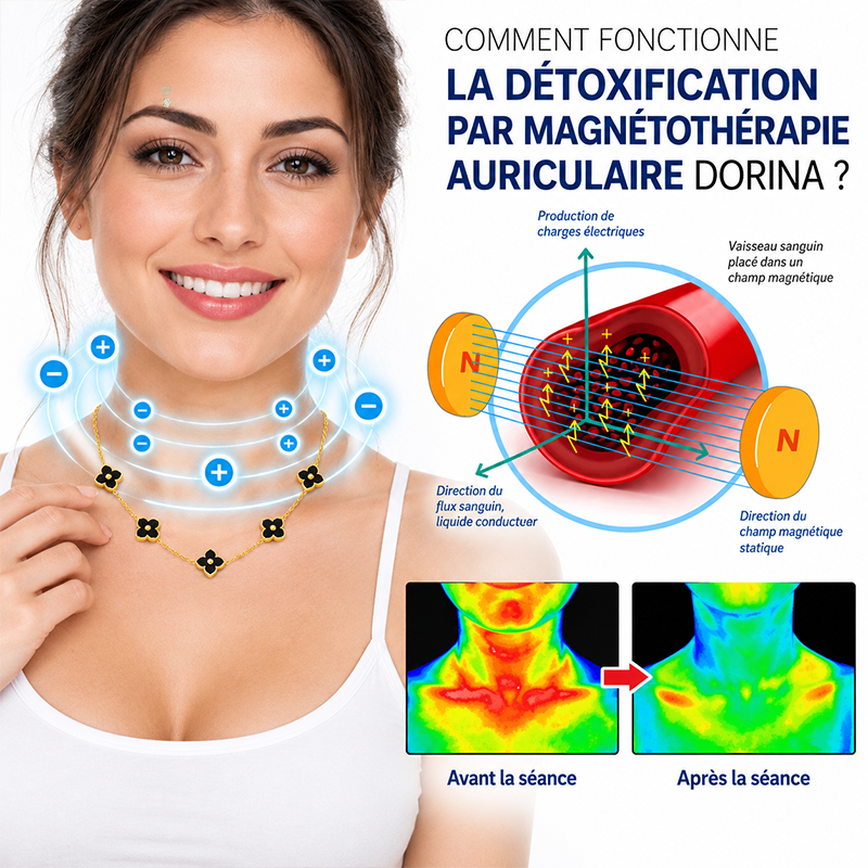 🔥 DERNIER JOUR : -80% | CZTICLE® Collier Magnétique – Bien-Être & Objectif Minceur