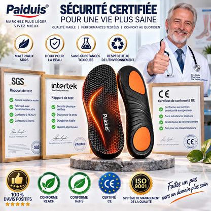 🔥 DERNIER JOUR : -80% | Semelles en Graphène Amincissantes | Soutien Minceur & Confort des Pieds