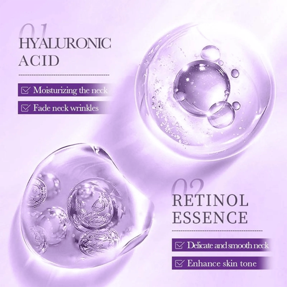 🎉 Purelora® Instant Neck Lifting Cream — 🍀 Enriched with Retinol and Hyaluronic Acid | Helps firm neck skin, reduce wrinkles, and improve the appearance of a double chin.