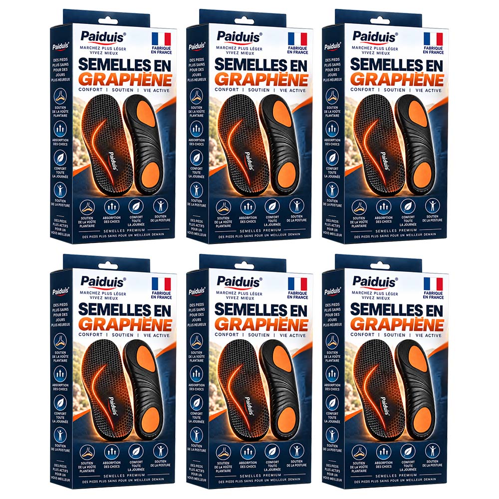 🔥 DERNIER JOUR : -80% | Semelles en Graphène Amincissantes | Soutien Minceur & Confort des Pieds