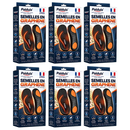 🔥 DERNIER JOUR : -80% | Semelles en Graphène Amincissantes | Soutien Minceur & Confort des Pieds