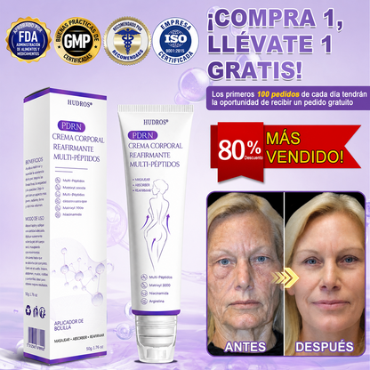 Funcionario de la FDA recomienda Hudros® PDRN: crema corporal con rodillo para antienvejecimiento, hidratación, reafirmación, lifting y reparación de la piel.También ayuda a mejorar manchas oscuras, acné, verrugas, lunares y síntomas de psoriasis.