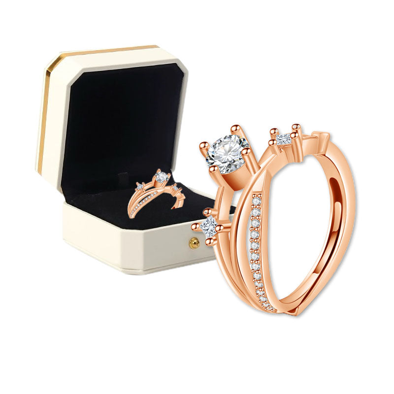 （💞LAST DAY SALE-80% OFF) 𝐂𝐙𝐓𝐈𝐂𝐋𝐄® Diamond Magnetology Lymphvity Ring