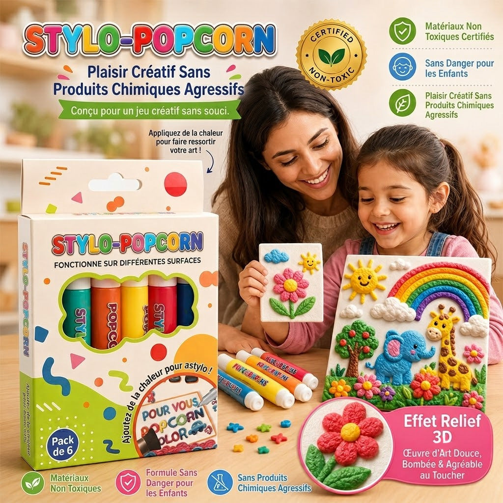 🔥 -60% aujourd’hui丨IEY® 🎨Stylo d’Art 3D – Transformez vos dessins en créations en relief