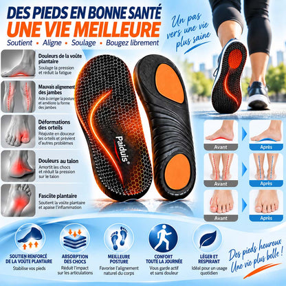 🔥 DERNIER JOUR : -80% | Semelles en Graphène Amincissantes | Soutien Minceur & Confort des Pieds