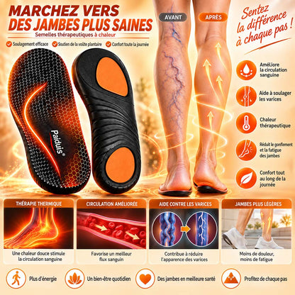 🔥 DERNIER JOUR : -80% | Semelles en Graphène Amincissantes | Soutien Minceur & Confort des Pieds