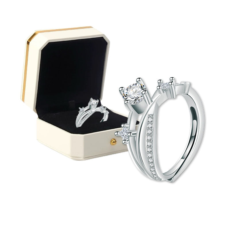 （💞LAST DAY SALE-80% OFF) 𝐂𝐙𝐓𝐈𝐂𝐋𝐄® Diamond Magnetology Lymphvity Ring