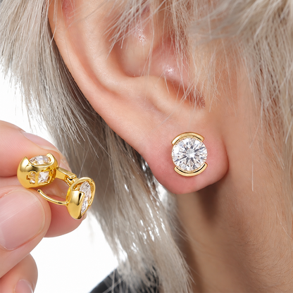 🔥 DERNIER JOUR : -80 % | Boucles d’oreilles magnétiques en zircon CZTICLE® – Bien-être et gestion du poids