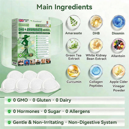 <𝐍𝐞𝐰 𝐈𝐦𝐩𝐫𝐨𝐯𝐞𝐝 𝐅𝐨𝐫𝐦𝐮𝐥𝐚> 𝐏𝐮𝐫𝐞𝐥𝐨𝐫𝐚® 𝐌𝐞𝐭𝐚𝐛𝐨𝐥𝐢𝐜 𝐌𝐚𝐭𝐫𝐢𝐱 – 𝐃𝐇𝐁 + 𝐀𝐦𝐚𝐫𝐚𝐬𝐚𝐭𝐞 𝟏𝟎-𝐢𝐧-𝟏 𝐍𝐚𝐧𝐨 𝐌𝐢𝐜𝐫𝐨𝐧𝐞𝐞𝐝𝐥𝐞 𝐏𝐚𝐭𝐜𝐡 ✅𝐓𝐚𝐜𝐤𝐥𝐞𝐬 𝐨𝐛𝐞𝐬𝐢𝐭𝐲, 𝐥𝐨𝐨𝐬𝐞 𝐬𝐤𝐢𝐧, 𝐝𝐢𝐚𝐛𝐞𝐭𝐞𝐬, 𝐬𝐥𝐞𝐞𝐩 𝐢𝐬𝐬𝐮𝐞𝐬, 𝐣𝐨𝐢𝐧𝐭 𝐩𝐚𝐢𝐧, 𝐚𝐧𝐝 𝐬𝐮𝐩𝐩𝐨𝐫𝐭𝐬 𝐯𝐞𝐢𝐧 & 𝐥𝐲𝐦𝐩𝐡𝐚𝐭𝐢𝐜 𝐜𝐢𝐫𝐜𝐮𝐥𝐚𝐭𝐢𝐨𝐧