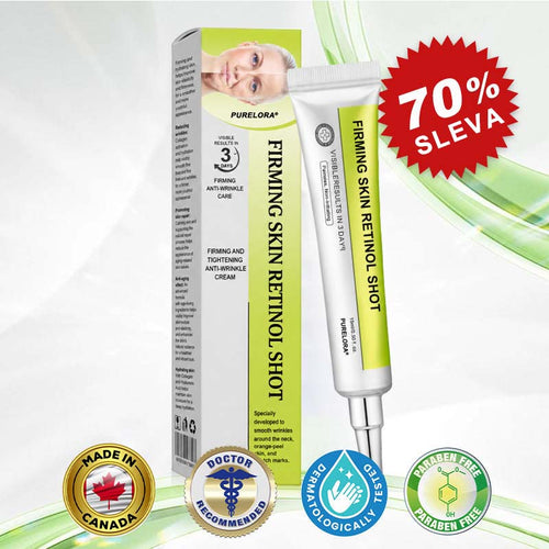 🇨🇦Purelora® Skin Tightening & Vita-A Retinol Retinol🍀 shot Firming anti-wrinkle cream - Last promotion with 70% discoun