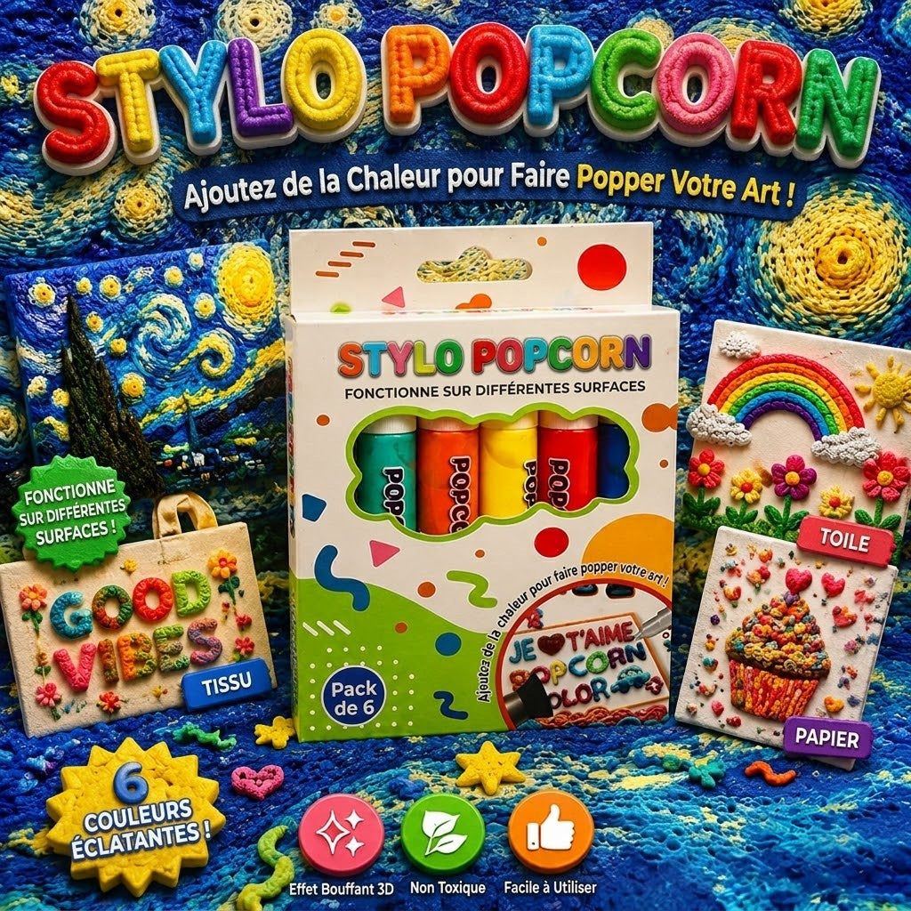 🔥 -60% aujourd’hui丨IEY® 🎨Stylo d’Art 3D – Transformez vos dessins en créations en relief