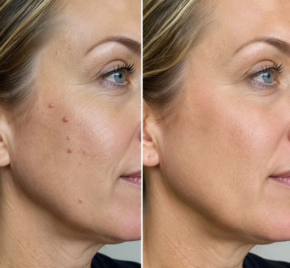 🏥𝐏𝐮𝐫𝐞𝐥𝐨𝐫𝐚®2-in-1 Microneedle & Hydrocolloid Patch🍀| Removes Raised Moles, Acne, Flat Warts & Skin Tags | Helps Improve Wrinkles, Scars & Blemishes | Invisible Patches for Face & Body