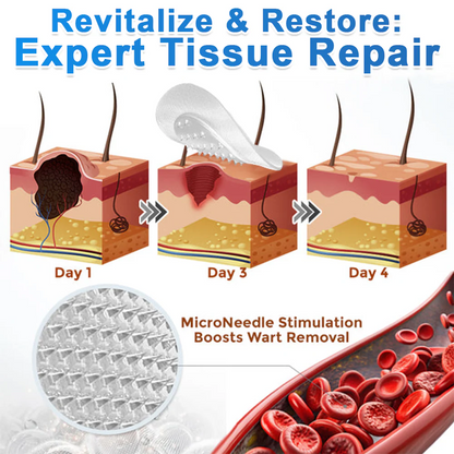 🏥𝐏𝐮𝐫𝐞𝐥𝐨𝐫𝐚®2-in-1 Microneedle & Hydrocolloid Patch🍀| Removes Raised Moles, Acne, Flat Warts & Skin Tags | Helps Improve Wrinkles, Scars & Blemishes | Invisible Patches for Face & Body