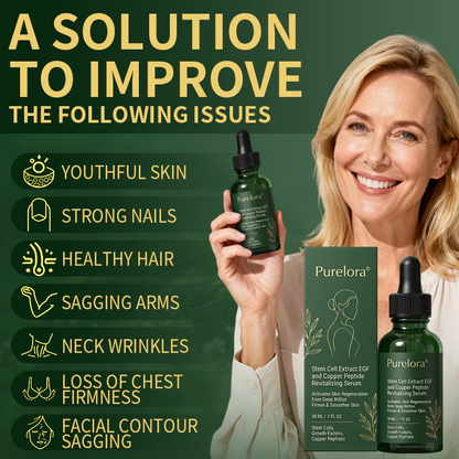 💖Change from the inside out | Purelora® Stem Cell–Derived EGF & Copper Peptide Activating Serum (Deeply activates skin renewal from within for firmer, smoother-looking skin)