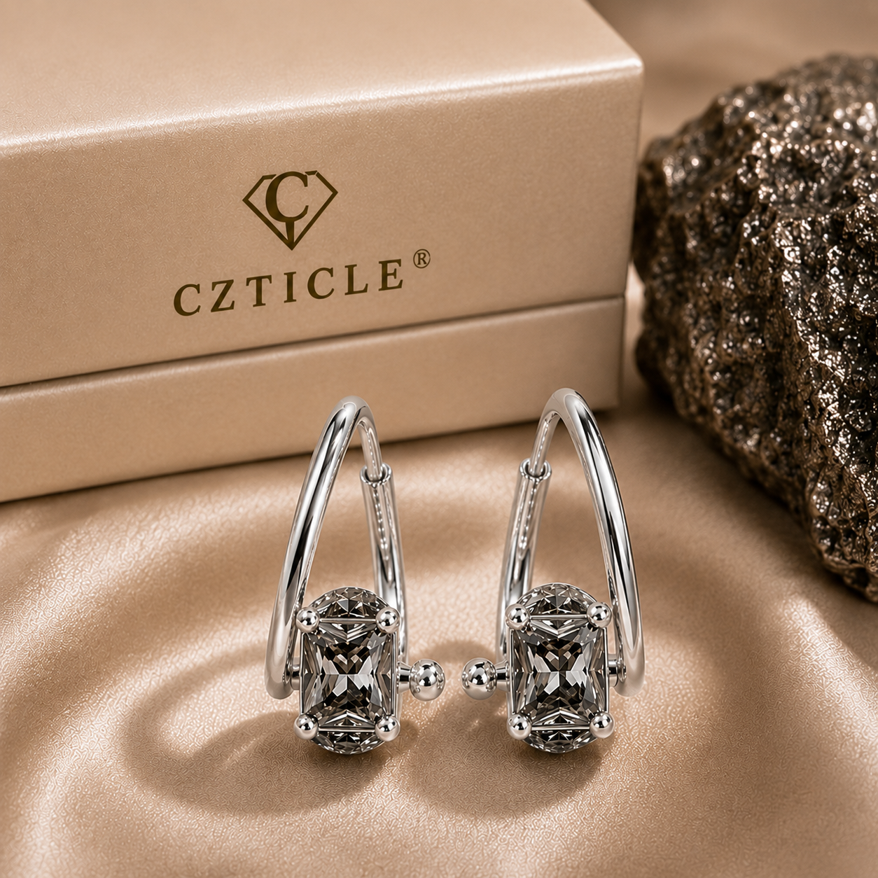 🤩 DERNIER JOUR : -80 % - 💎𝐂𝐙𝐓𝐈𝐂𝐋𝐄® Boucles d’oreilles Lymphvity en germanium à magnétothérapie